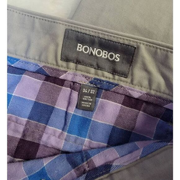 Bonobos Cotton Straight Leg Pants 34X32 - Picture 8 of 9